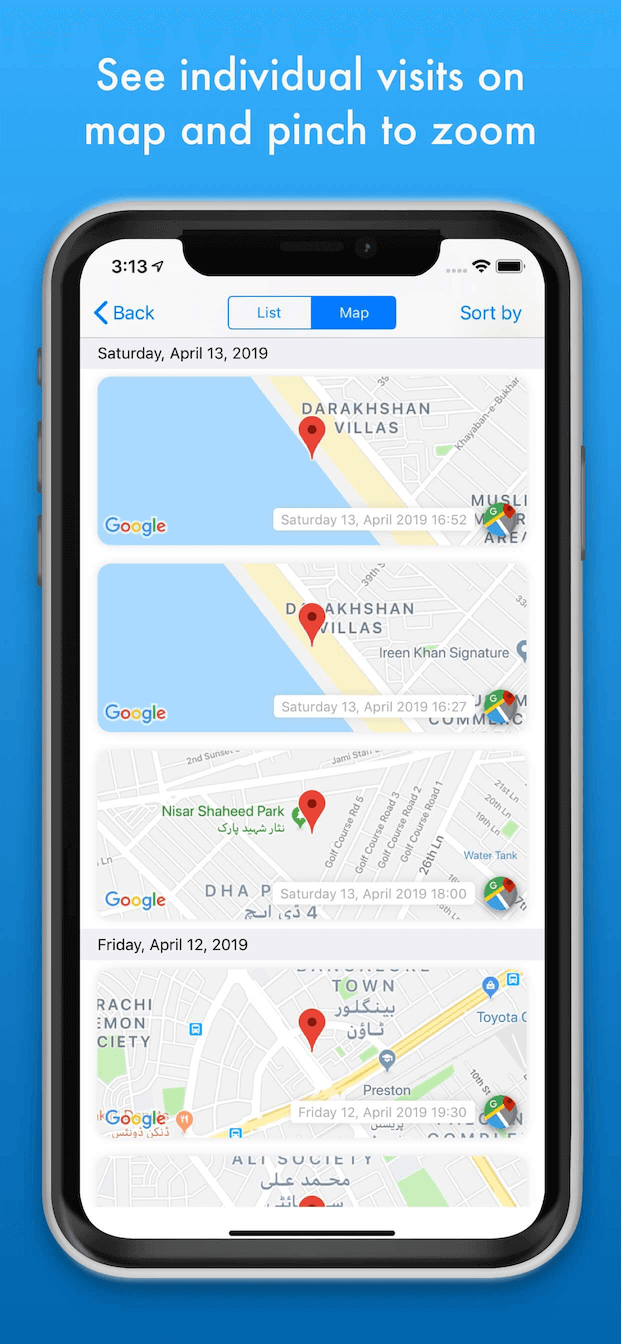 MZVisits Screenshot 4